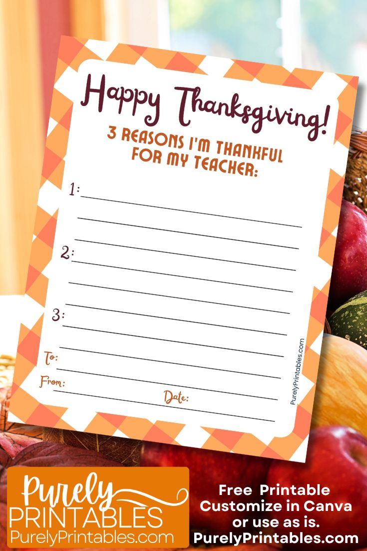 11 Free Thanksgiving Teacher Appreciation Printables and Coloring Pages ...